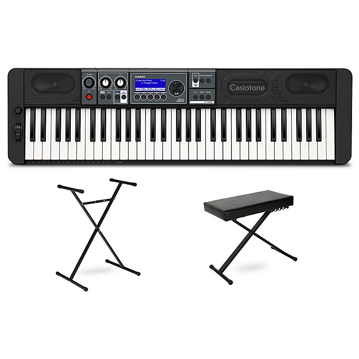 Casiotone CT S500 Portable Keyboard with Stand and Bench