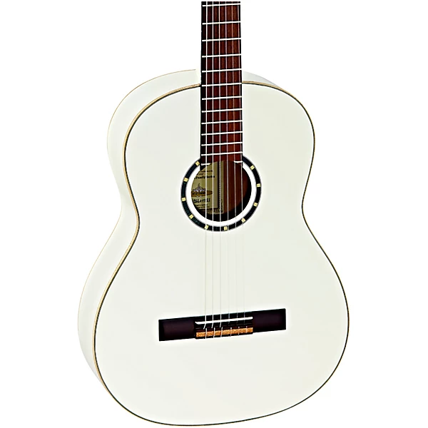 R121SNWH Family Series Full Size Classical Guitar White