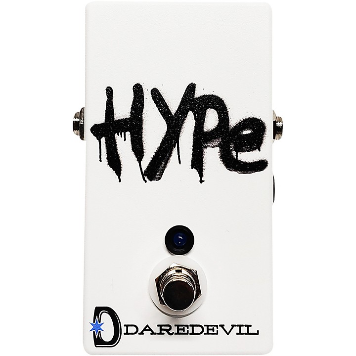 HYPE BOOST Effects Pedal White