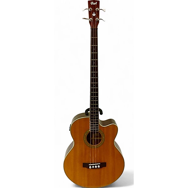 Used Cort SJB6FX Natural Acoustic Bass Guitar