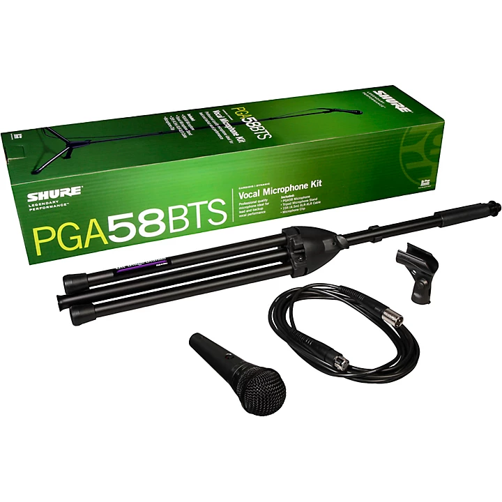 PGA58BTS Cardioid Dynamic Vocal Microphone and Stand Package