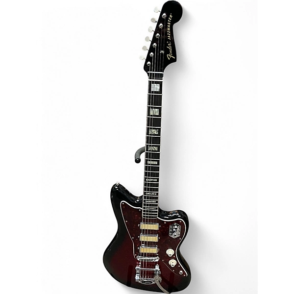 Used Fender Jazzmaster Gold Foil Candy Apple Red Solid Body Electric Guitar