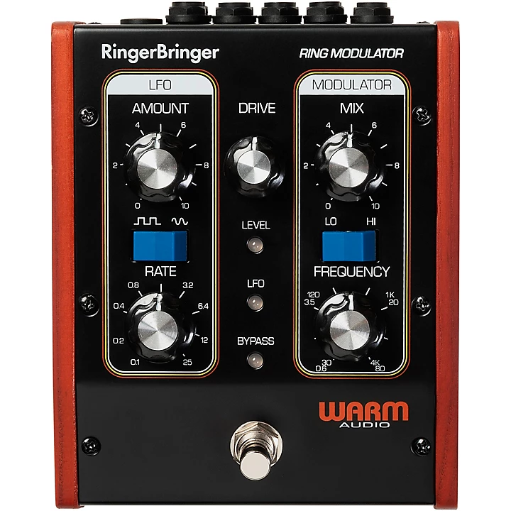 RingerBringer Ring Modulator Effects Pedal Black