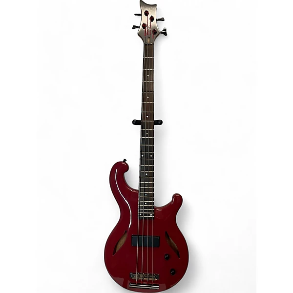 Used Dean RHAPSODY Red Electric Bass Guitar