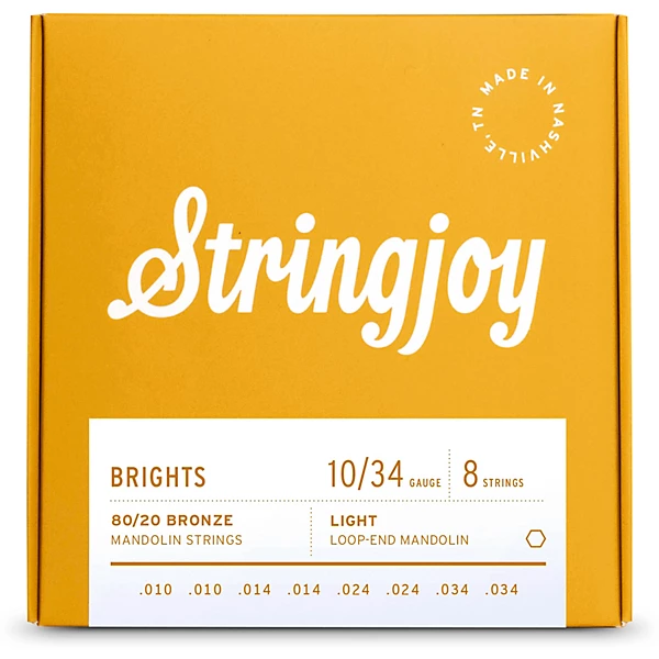Brights 80 20 Bronze 10 34 Mandolin Strings