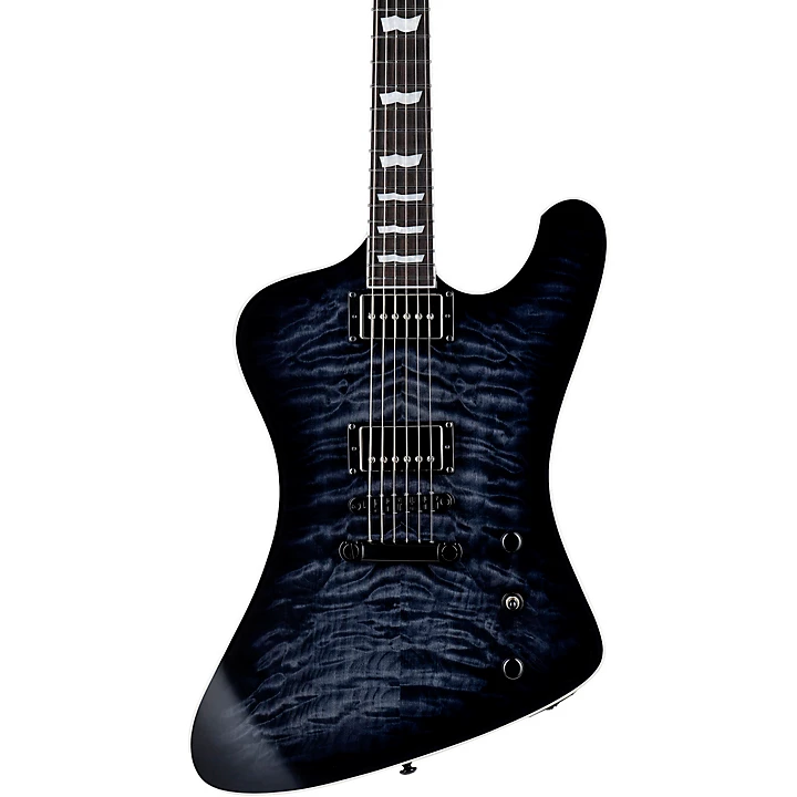 ESP LTD Phoenix 1000 Quilted Maple Electric Guitar See Thru Black Sunburst