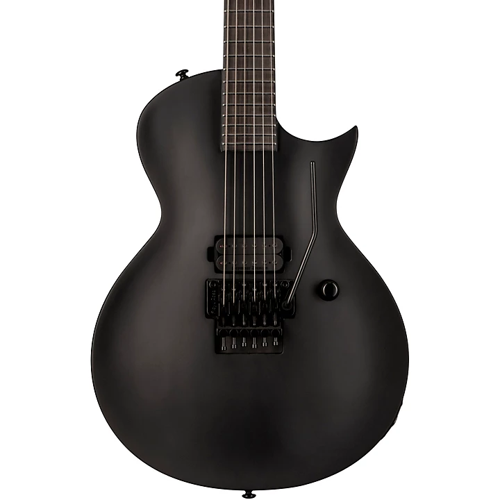 EC FR Black Metal Electric Guitar Black Satin