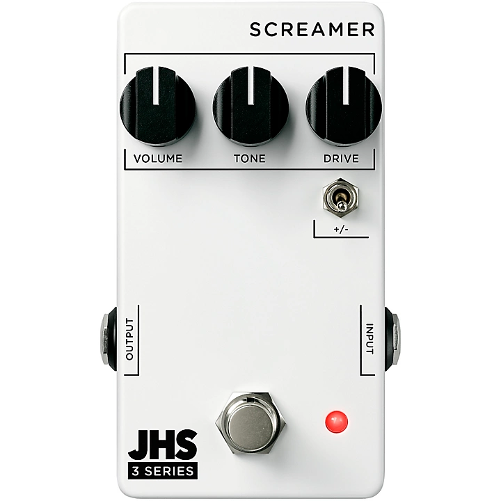 3 Series Screamer Effects Pedal White
