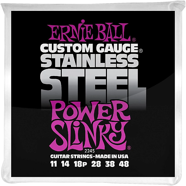 2245 Stainless Steel Power Slinky Strings