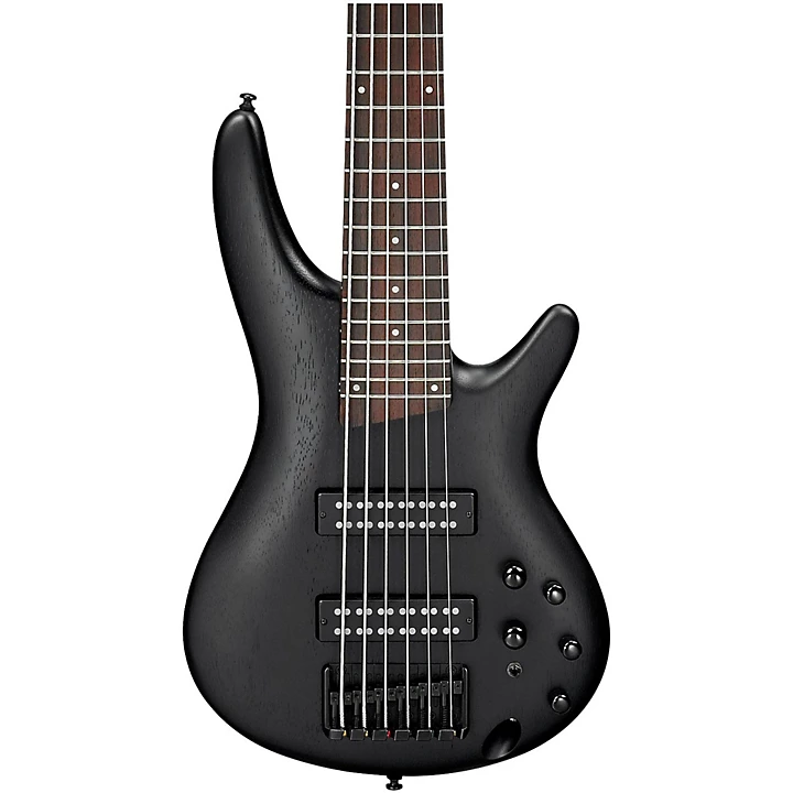 Ibanez SR306EB 6 String Electric Bass Guitar Weathered Black