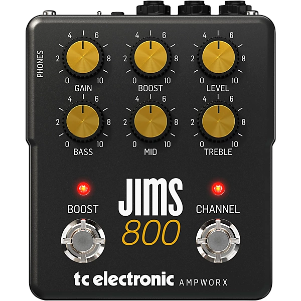 Ampworx JIMS 800 Preamp Pedal Black