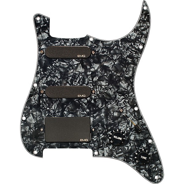EMG SL20 Steve Lukather Prewired Pickguard Pickup Set Black