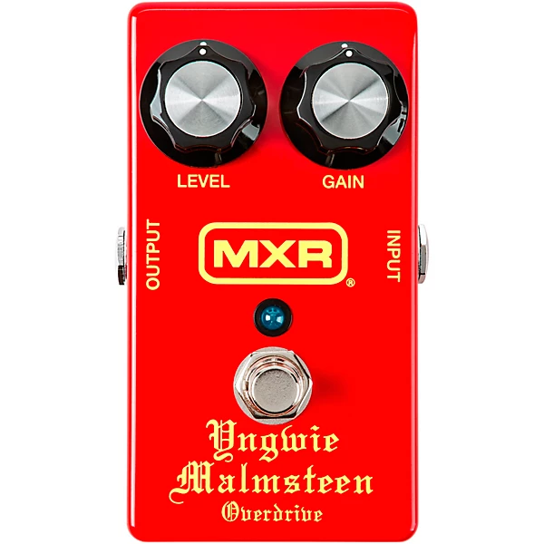 Yngwie Malmsteen Overdrive Effects Pedal Red