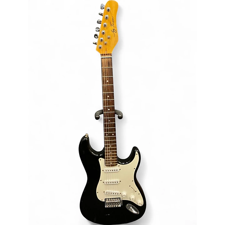 Used Jay Turser Double Cut Black Solid Body Electric Guitar