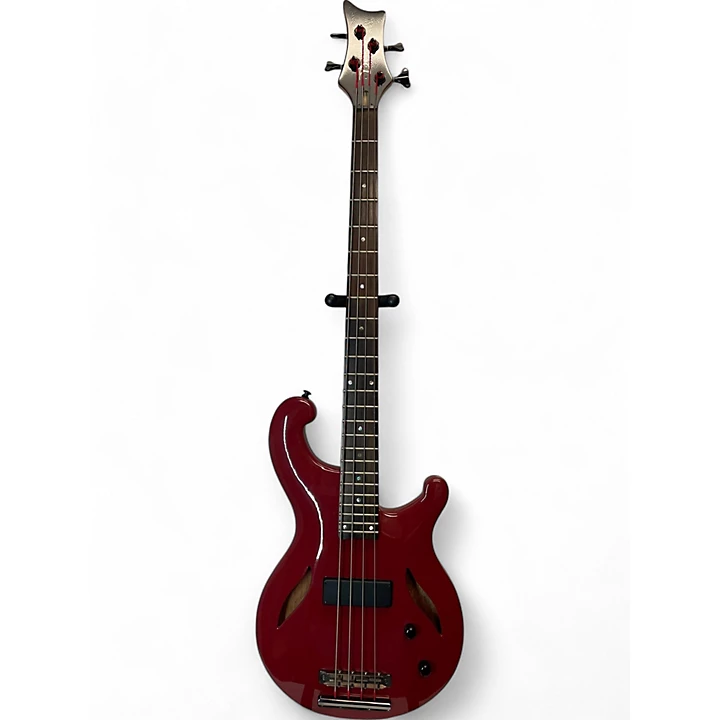 Used Dean RHAPSODY Red Electric Bass Guitar