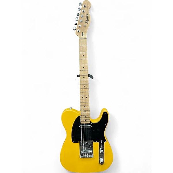 Used Squier Telecaster Butterscotch Solid Body Electric Guitar