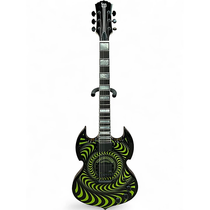 Used Wylde Audio Barbarian GRIMACE GREEN Solid Body Electric Guitar