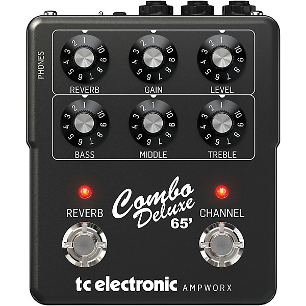 TC Electronic Ampworx Combo Deluxe 65 Preamp Pedal Black