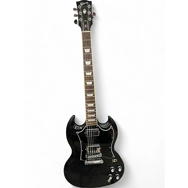 Gibson Used 2021 Gibson SG Standard Black Solid Body Electric Guitar.gc