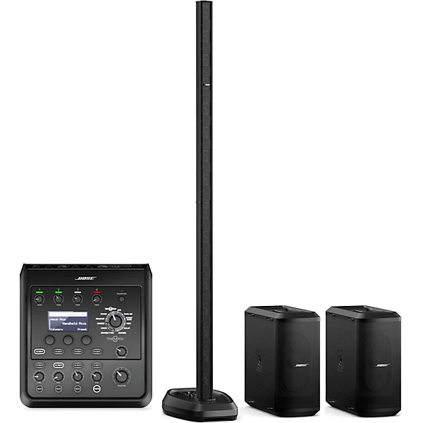 L1 Pro32 Portable PA With Dual Sub1 Powered Bass Modules and T4S Audio Engine