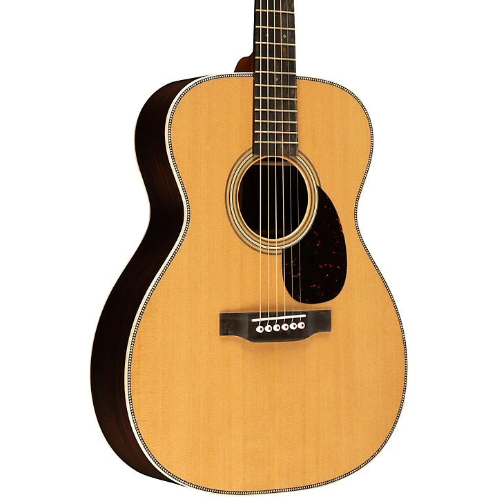 Martin OM 28 Modern Deluxe Orchestra Acoustic Guitar Level 2 Natural