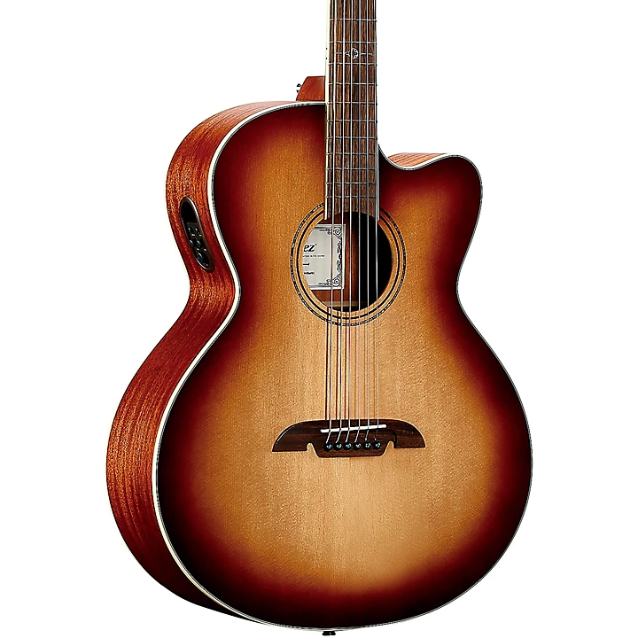 ABT60CE Baritone Acoustic Electric Guitar Shadow Burst