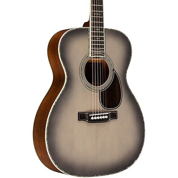 Martin Limited Edition OM 45 John Mayer Signature Platinum Acoustic Guitar Gray Sunburst