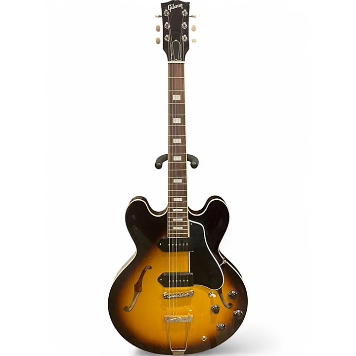 Used Gibson ES 330 2 Color Sunburst Hollow Body Electric Guitar
