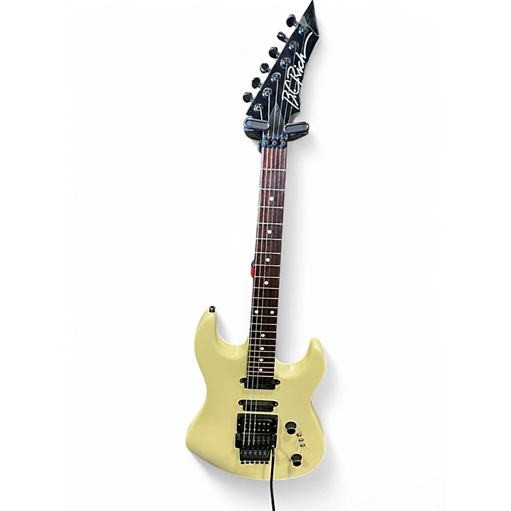 BC Rich Used BC Rich ST3 USA White Solid Body Electric Guitar.gc