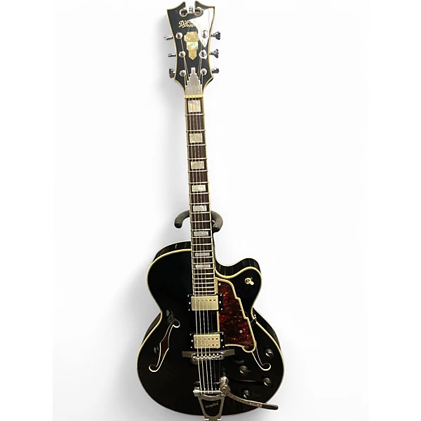 DAngelico Used DAngelico Excel black Hollow Body Electric Guitar.gc