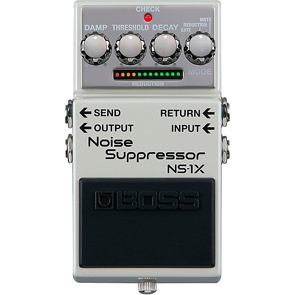 NS 1X Noise Suppressor Effects Pedal White