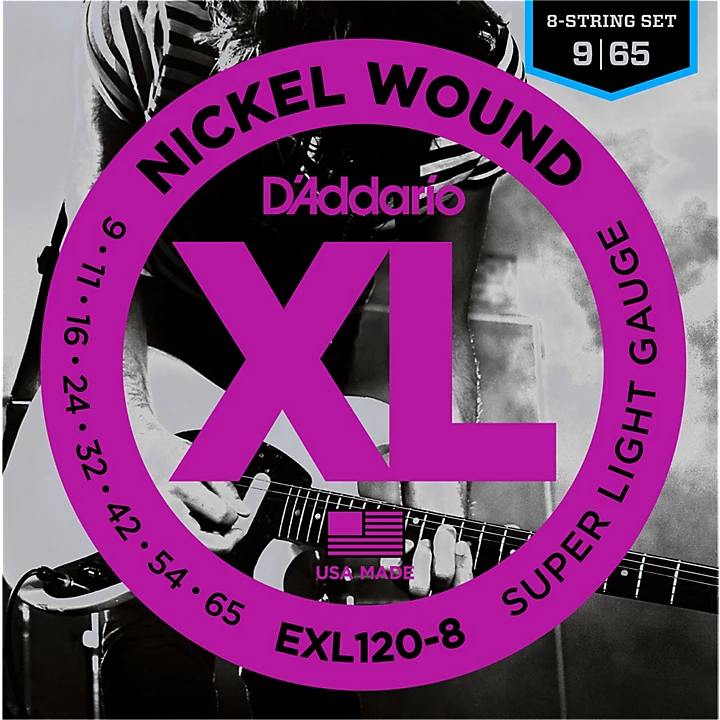 EXL120 8 8 String Super Light Electric Guitar Strings