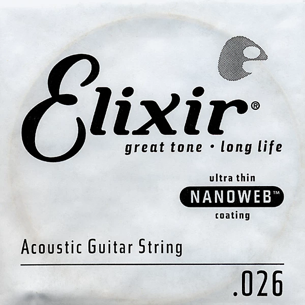 Nanoweb 026 Acoustic Guitar String 4 Pack Singles