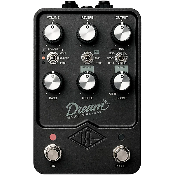 Universal Audio UAFX Dream '65 Reverb Amp Effects Pedal Black