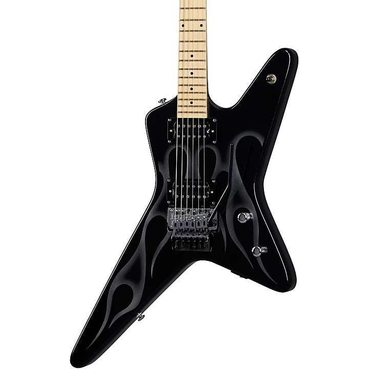 Tracii Guns Gunstar Voyager Electric Guitar Outfit Black Metallic
