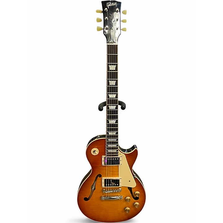 Gibson Used Gibson ES Les Paul Sunburst Hollow Body Electric Guitar.gc