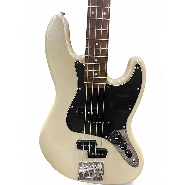 Used Fender BLACKTOP J BASS Pearl White Electric Bass Guitar