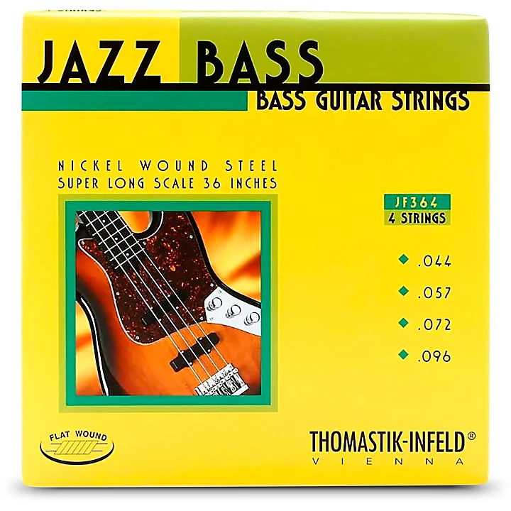 JF364 Flatwound Super Long Scale 4 String Jazz Bass Strings