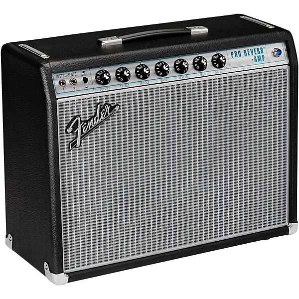 Fender 68 Custom Pro Reverb 40W 1x12 Guitar Combo Amp Level 2 Black