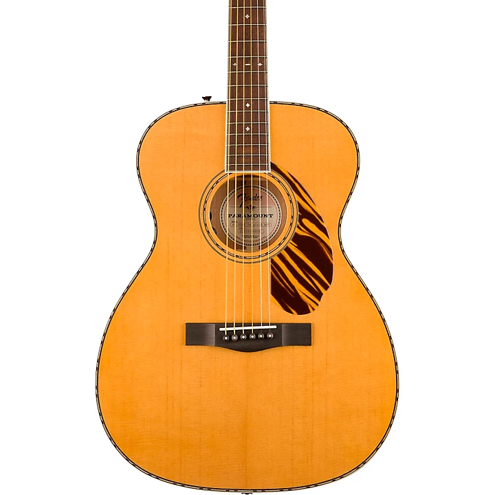 Paramount PO 220E Orchestra Acoustic Electric Guitar Natural