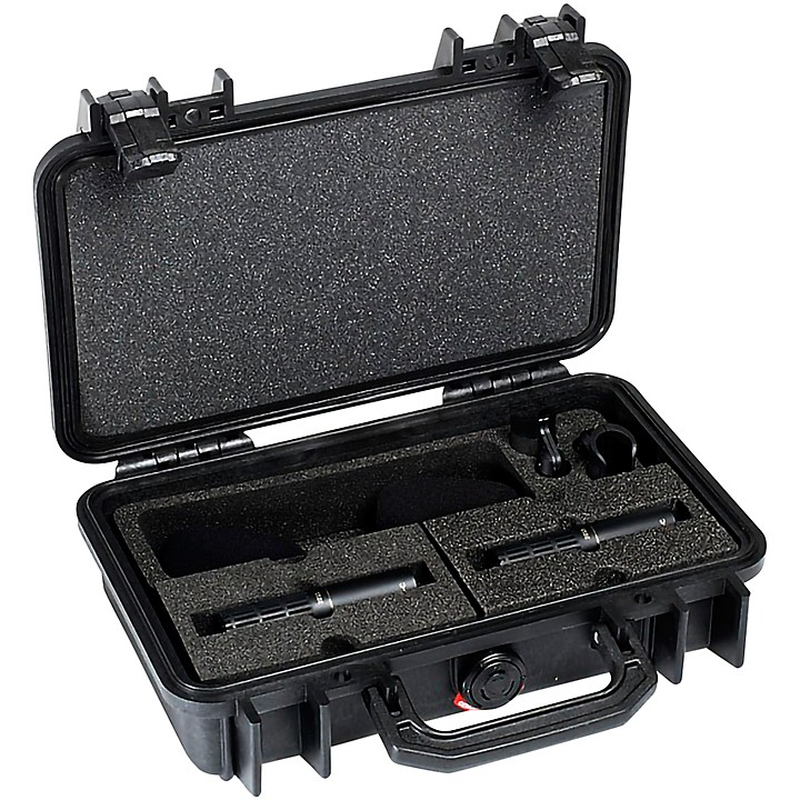 2011A Stereo Pair With Clips and Windscreens in Peli Case