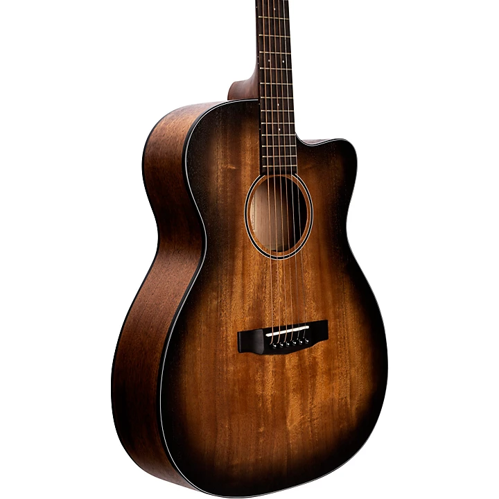 Cort CORE OC Solid OM Acoustic Electric Guitar Mahogany