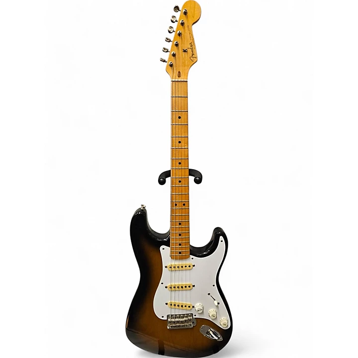 Vintage 1989 Fender 57 Avri STRATOCASTER Sunburst Solid Body Electric Guitar