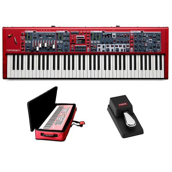 Stage 4 73 Key Keyboard With Nord Soft Case and Single Pedal