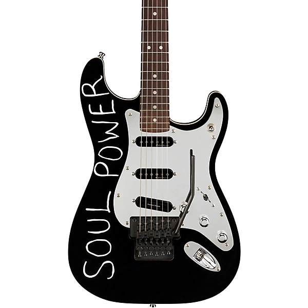Tom Morello Soul Power Stratocaster Electric Guitar Black
