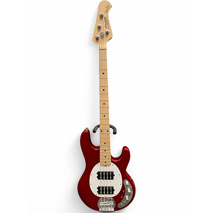 Used Sterling by Music Man STINGRAY RED Electric Bass Guitar
