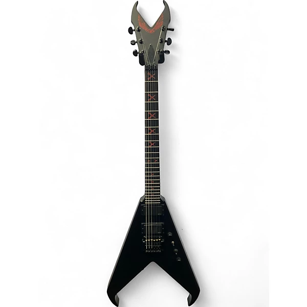 Used Dean KKVBKS KERRY KING V Black Solid Body Electric Guitar