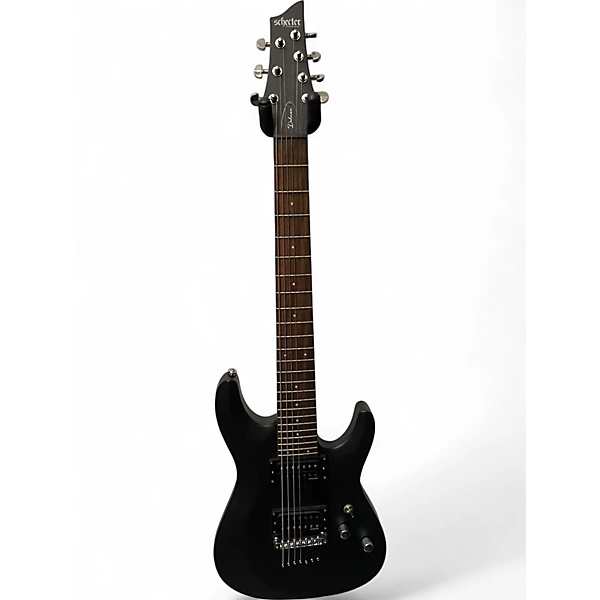 Used Schecter Guitar Research C7 Black Solid Body Electric Guitar