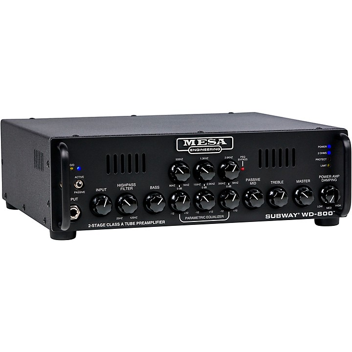 Subway WD 800 Lightweight Hybrid Bass Head Black