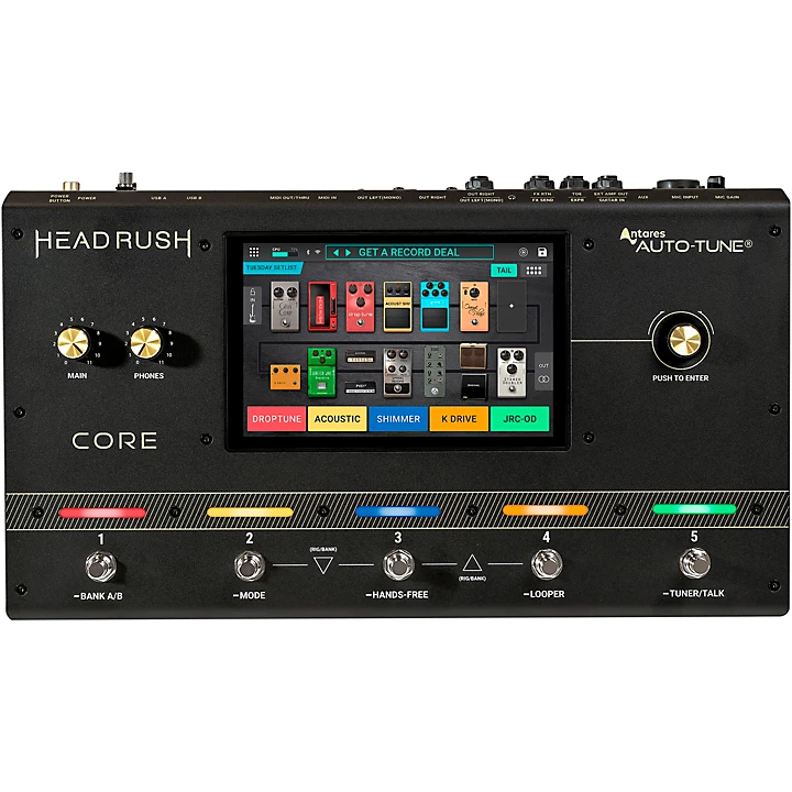 GV Core Multi Effects Processor Pedal Black